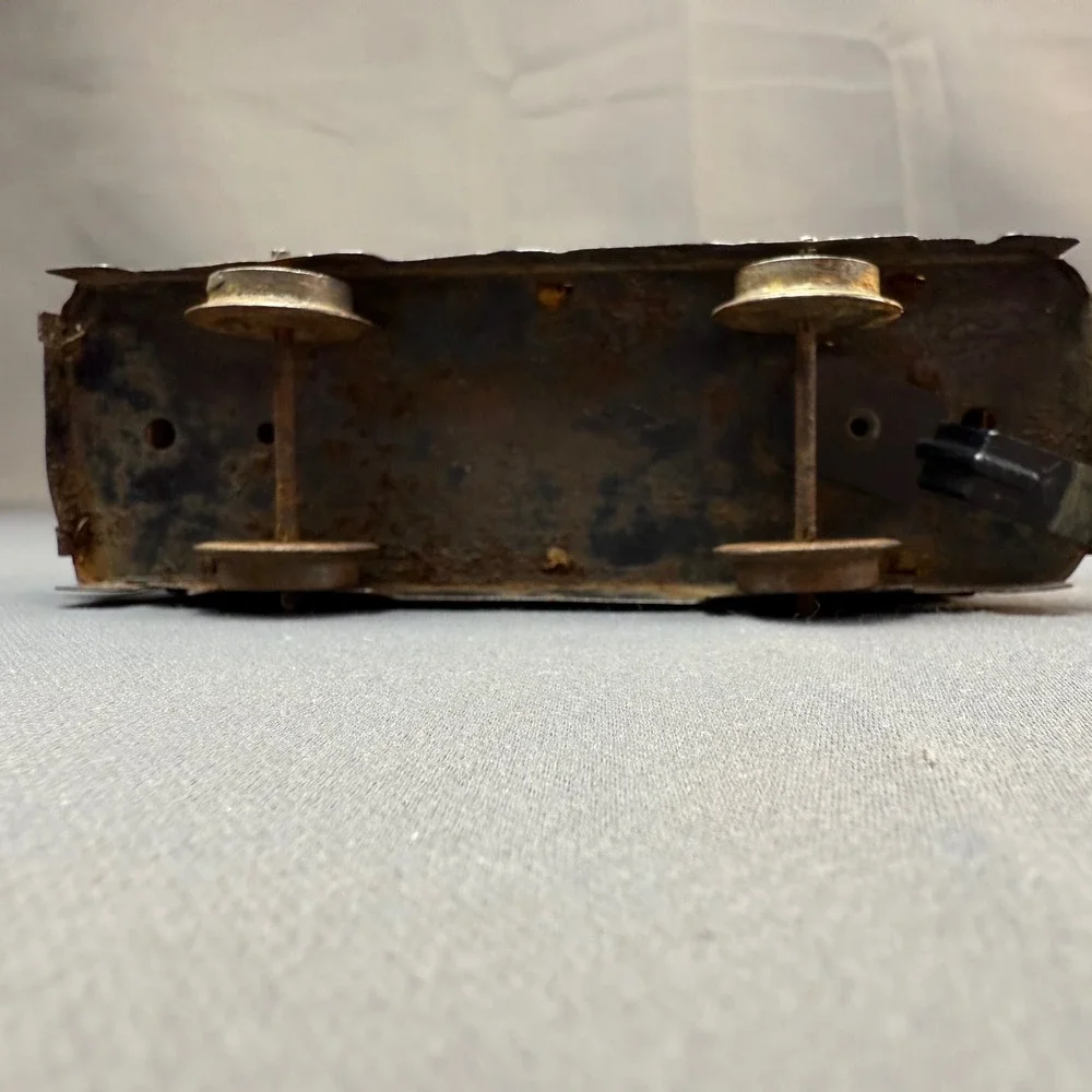Vintage Marx 20102 Tin Litho Caboose Red NYC‎ Scale MCM Train Car Antique